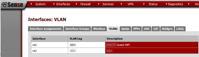 pfSense VLAN Interface