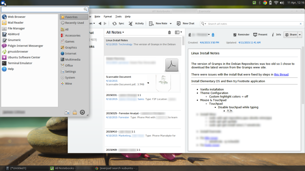 Working Version of Evernote Xubuntu 14.10